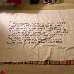 Jersey Shore “The Note” tapestry